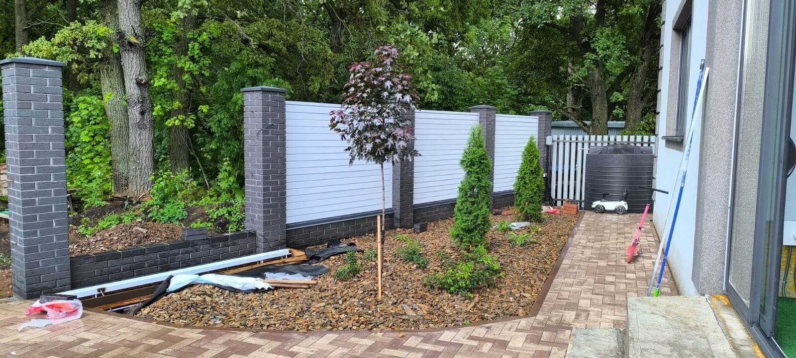 Забор-жалюзи из ламелей Хай-Тек 54м RAL9003 Белый фото 3 в Кстово